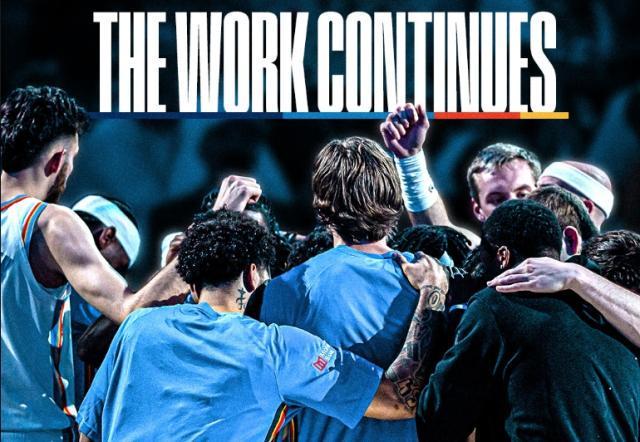 雷霆力克快船锁定西部第一 连续三年夺冠创历史